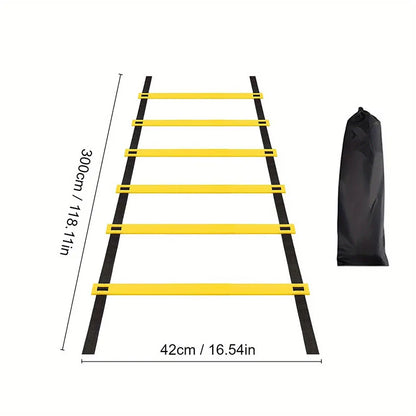 Agility Ladders Nylon Straps For Speed Training And Sports Flexibility Agility Football Training Energy Ladder Equipment