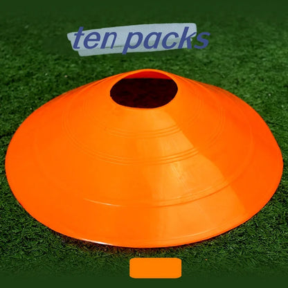 10 PE football training equipment, thickened round mouth marking plate, suitable for outdoor sports football training