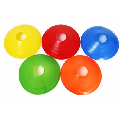 10 PE football training equipment, thickened round mouth marking plate, suitable for outdoor sports football training