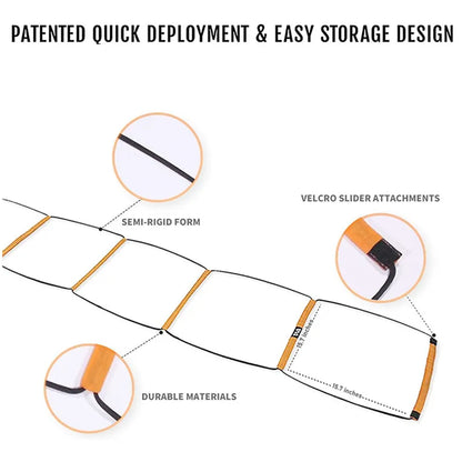 AMYOGA Dual-Purpose Soccer Training Jump Ladder