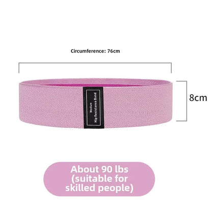 Portable Resistance Band Women'S Squat Hips Tension Bands Gym Yoga Equipment Tension Slim Legs Slim Hands Elastic Circle