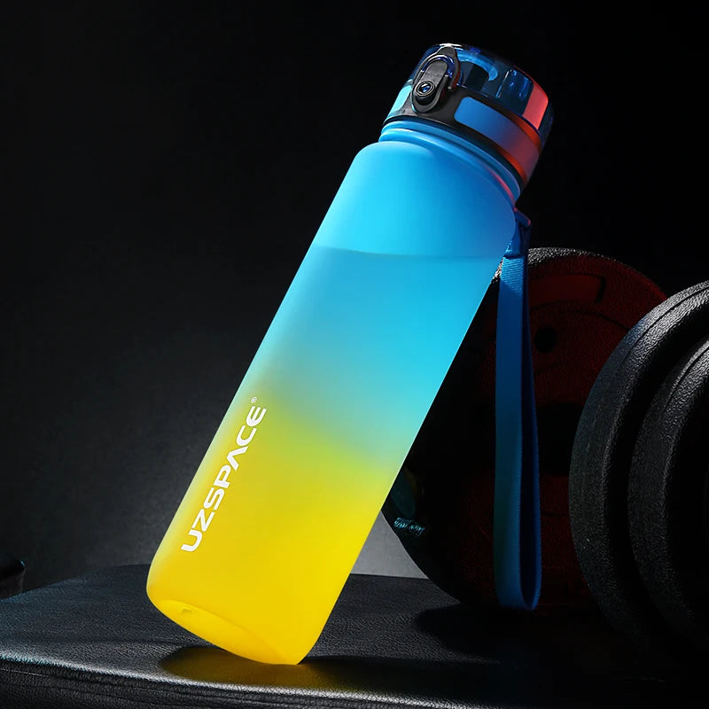 500/800/1000ml Sports Water Bottle Portable Leakproof Shaker Drinkware Outdoor Tour Gym Fitness Cup Tritan Plastic Jugs BPA Free