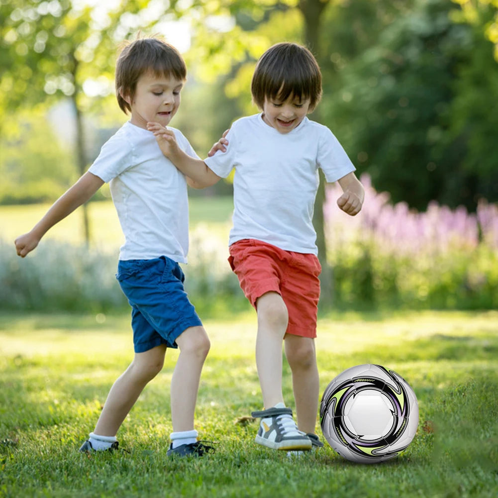 Size 5 Machine-Stitched Soccer Ball – Durable & Leakproof for Indoor/Outdoor Play - RJ.SALES