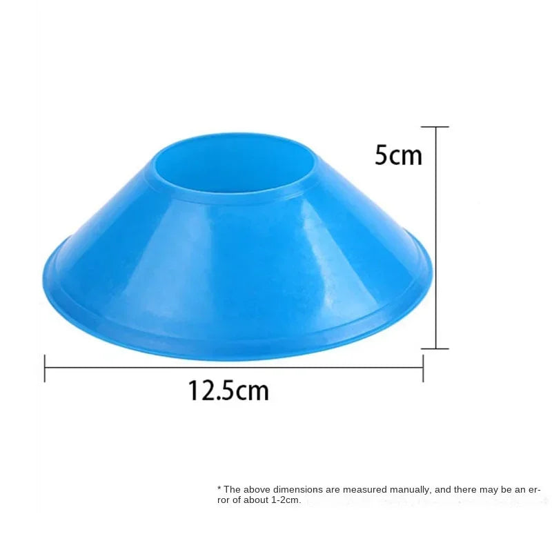 Soccer Training Sign Dish Pressure Resistant Cones Marker Discs Bucket Outdoor Basketball Football Training Sports Accessory