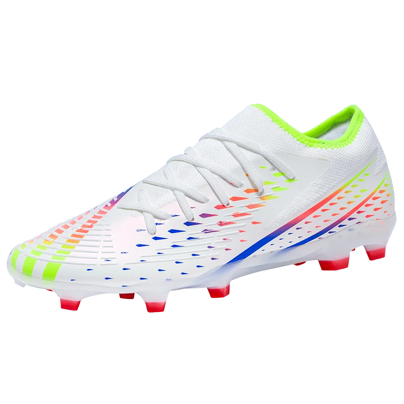 High Quality Mens Soccer Shoes TF/FG Training Football Sneakers Ultralight Non-Slip Turf Soccer Cleats Chuteira Campo