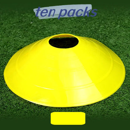 10 PE football training equipment, thickened round mouth marking plate, suitable for outdoor sports football training