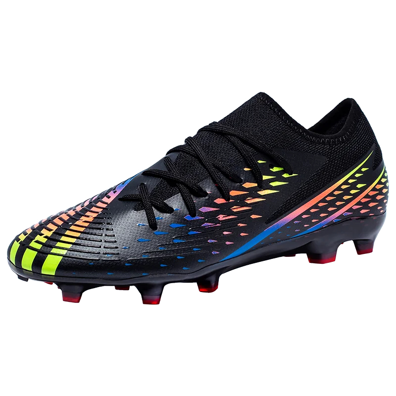 High Quality Mens Soccer Shoes TF/FG Training Football Sneakers Ultralight Non-Slip Turf Soccer Cleats Chuteira Campo