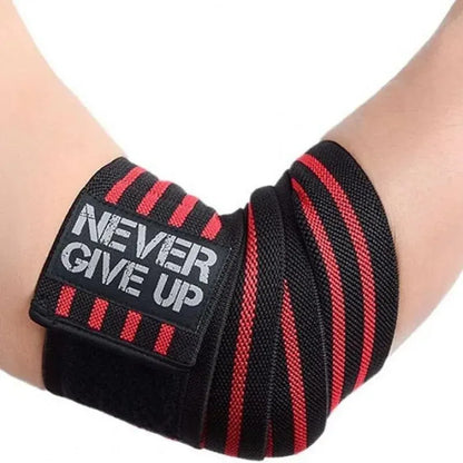 Sports Elbow Guard Winding Pressure Elbow Pad Bench Press Weightlifting Protective Gear Gym Equipment Equipment Booster Stripe