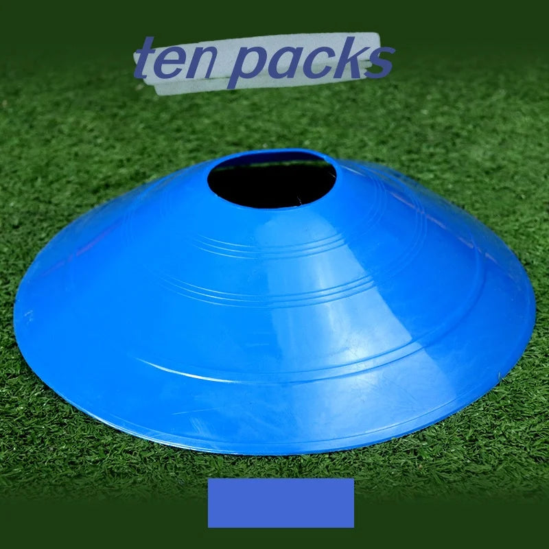 10 PE football training equipment, thickened round mouth marking plate, suitable for outdoor sports football training