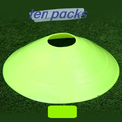 10 PE football training equipment, thickened round mouth marking plate, suitable for outdoor sports football training